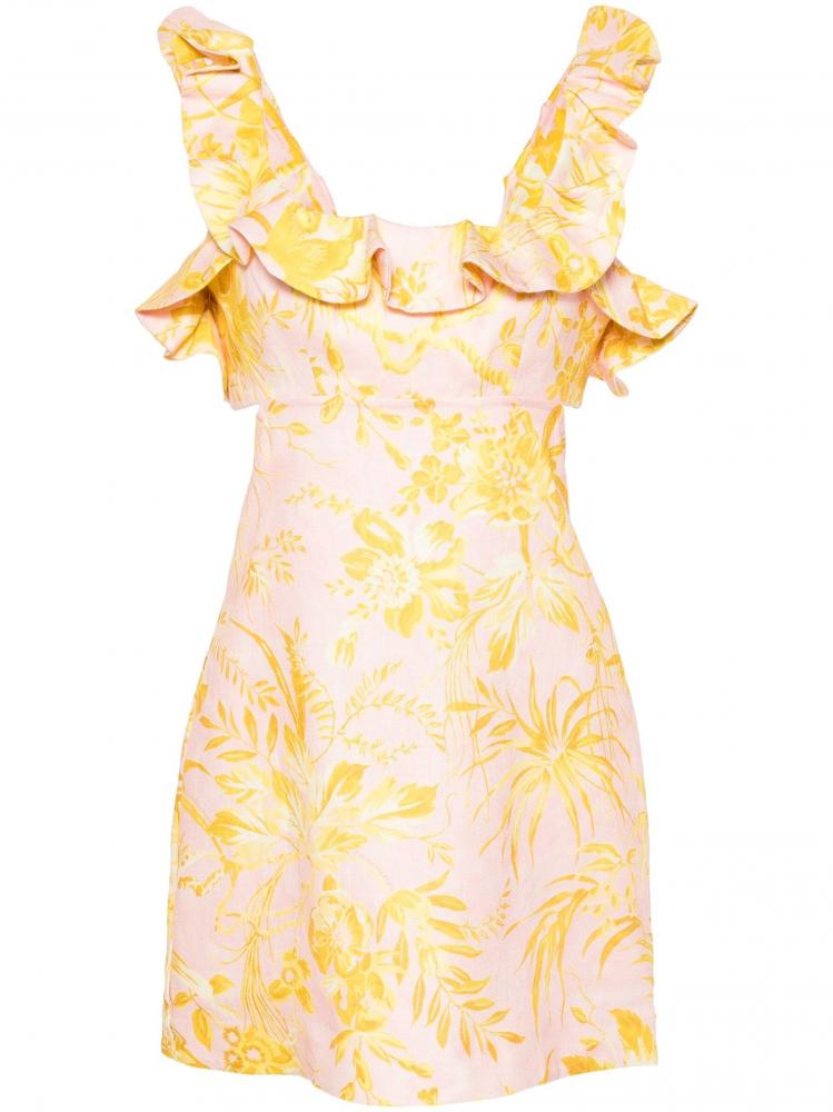 Zimmermann - Golden Ruffle mini dress