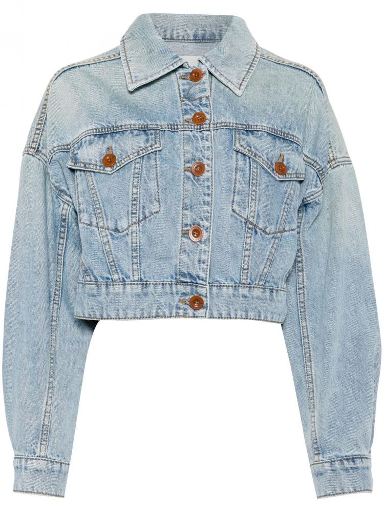 Zimmermann - cropped denim jacket