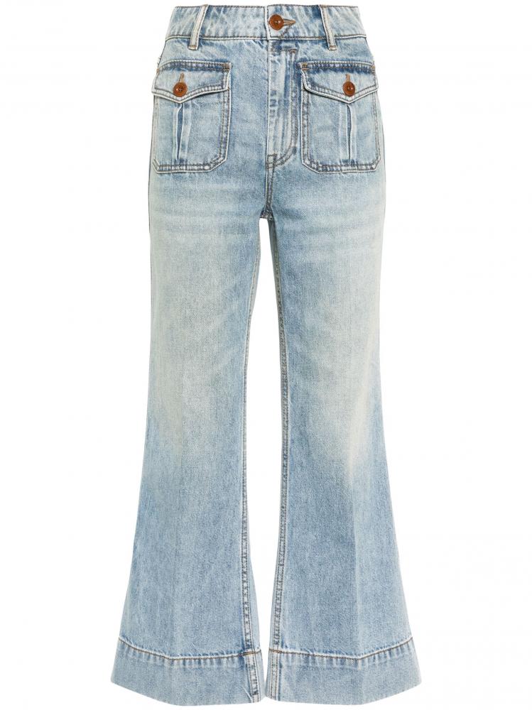 Zimmermann - flared cropped jeans