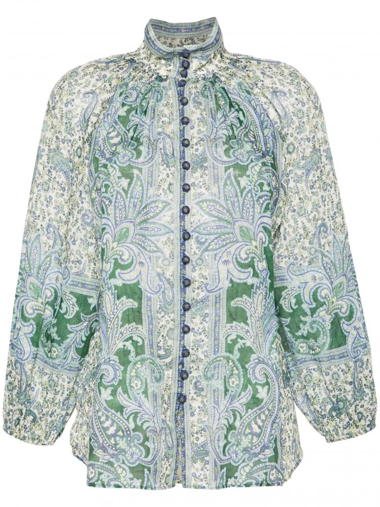 Zimmermann - Ottie paisley-print blouse