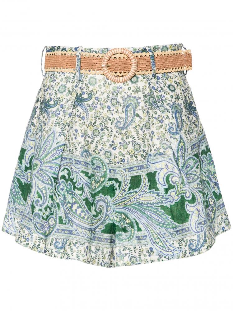 Zimmermann - Ottie Tuck linen shorts