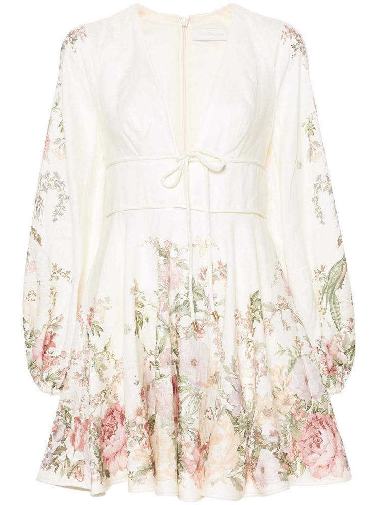 Zimmermann - Waverly linen minidress