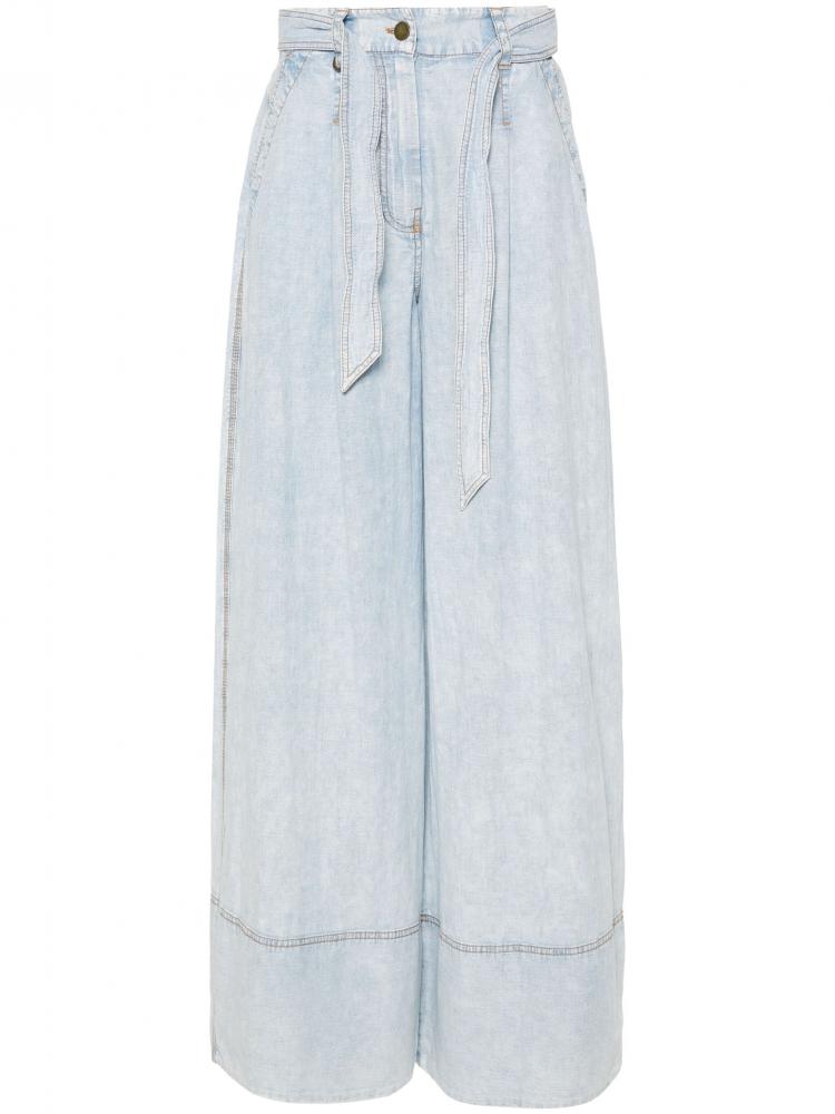 Zimmermann - wide-leg cotton jeans