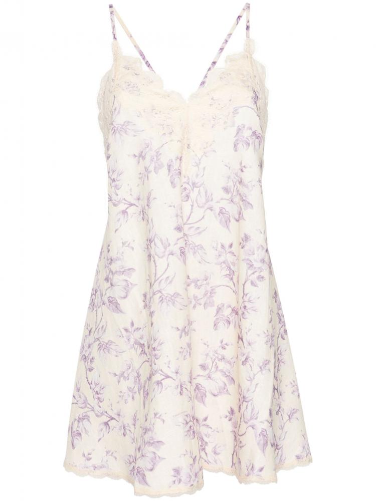 Zimmermann - Halliday floral-print minidress