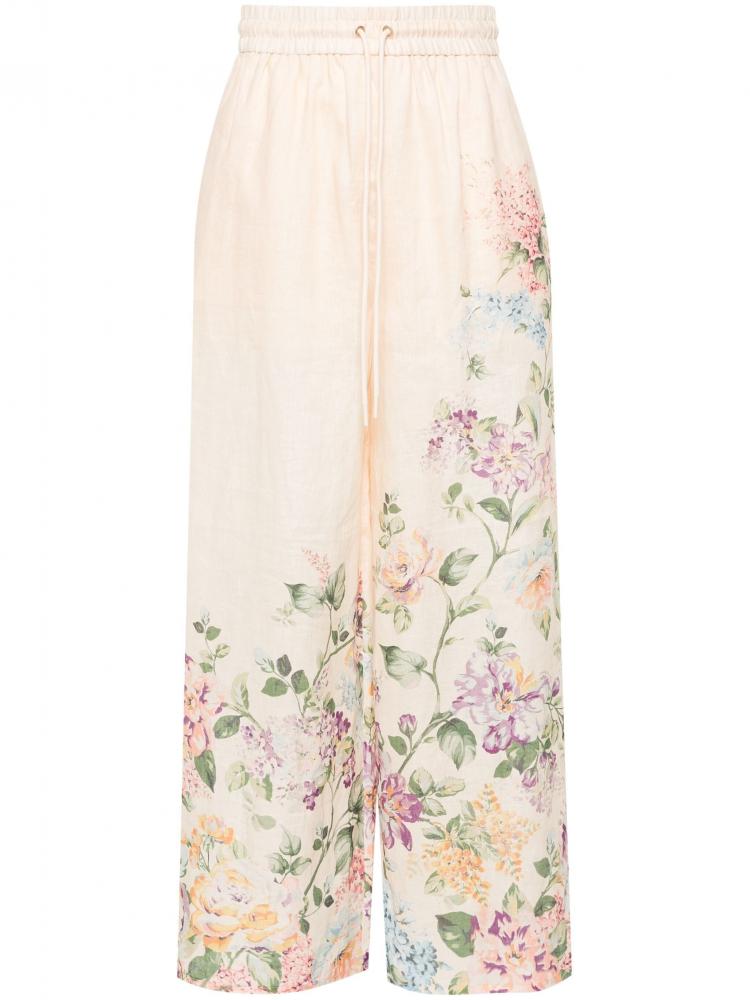 Zimmermann - floral-print trousers