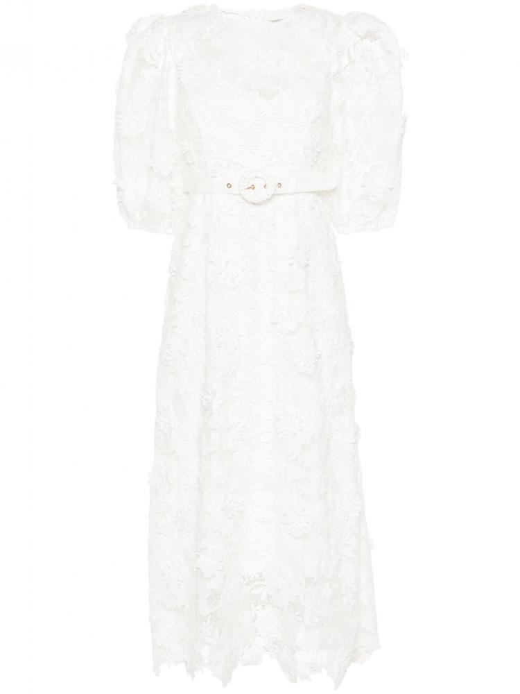 Zimmermann - Halliday Lace Flower midi dress