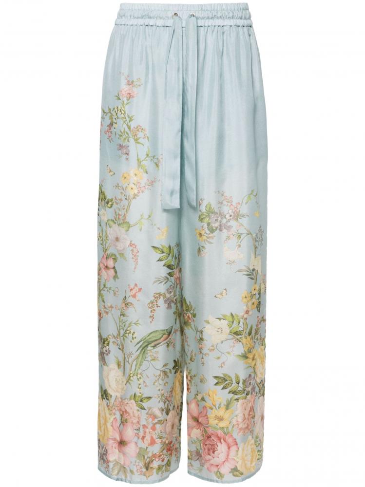 Zimmermann - Waverly high-waist palazzo trousers