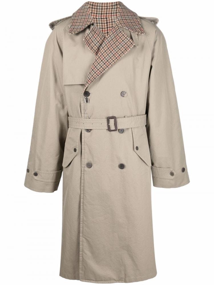Balenciaga - reversible trench coat beige