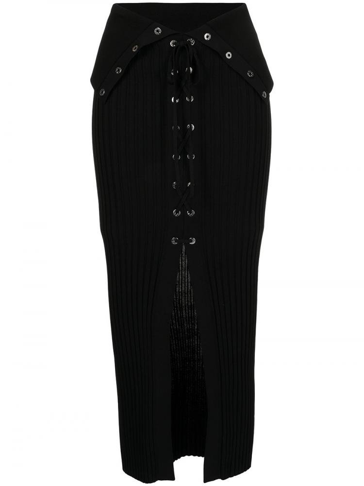 Dion Lee - lace-up pencil skirt