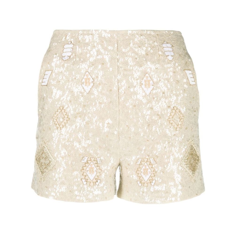 Ermanno Scervino - embroidered short shorts