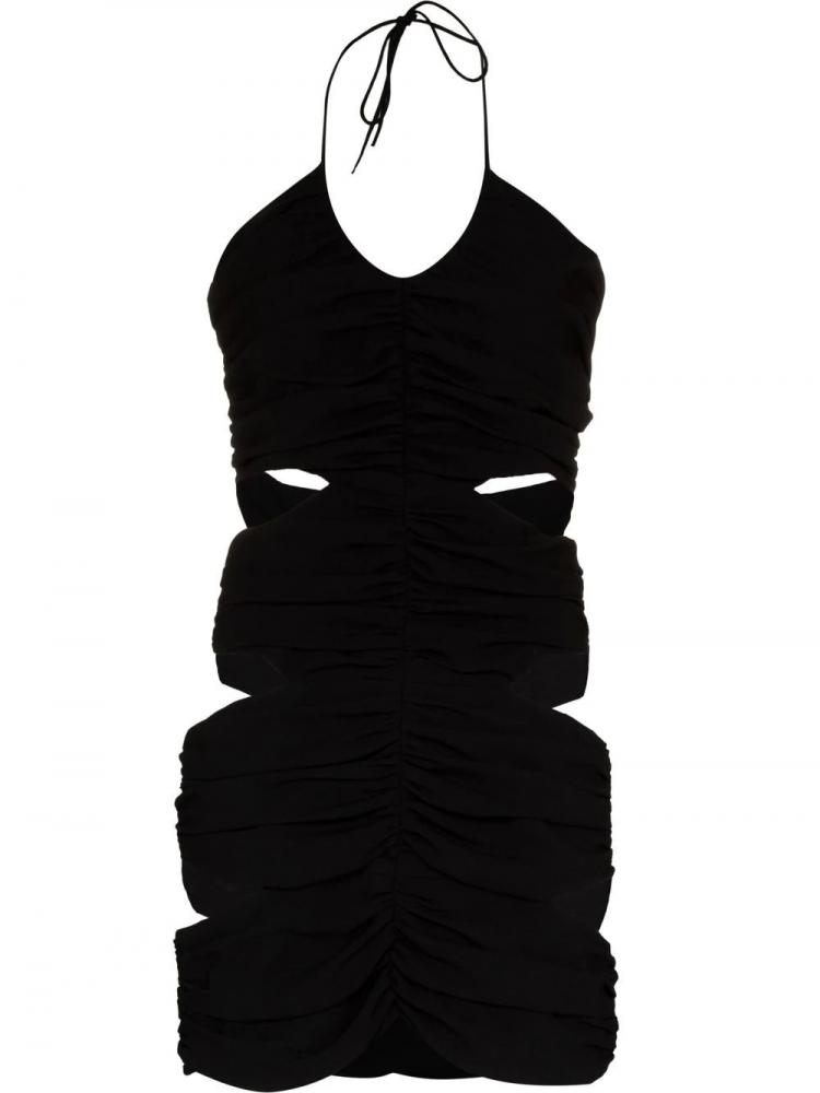 Monot - cut-out detail fitted mini dress