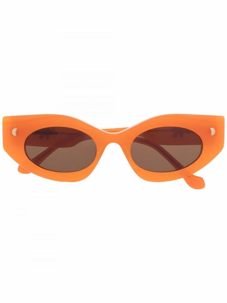 Nanushka - cat-eye oversized frame sunglasses