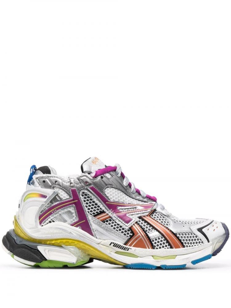 Balenciaga - Runner panelled low-top sneakers