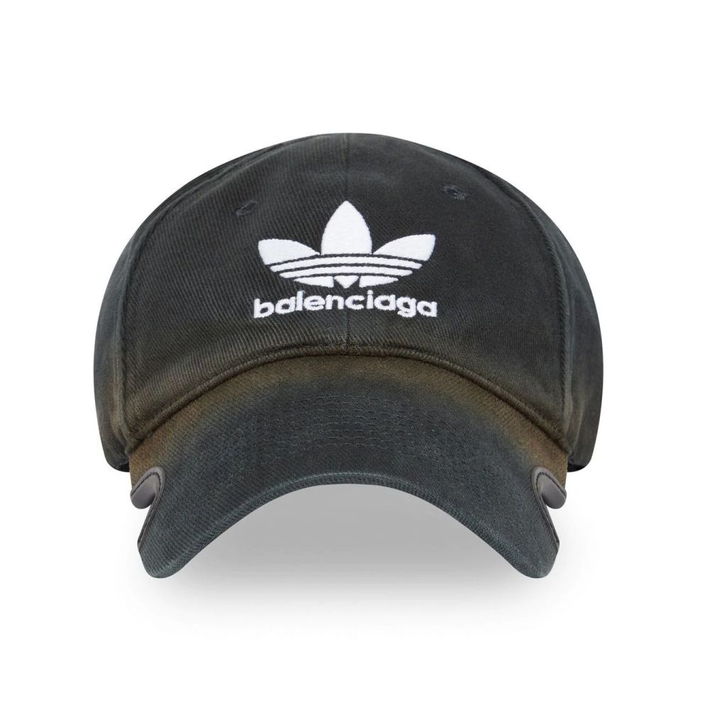 Balenciaga - x adidas logo-embroidered cut-out cap