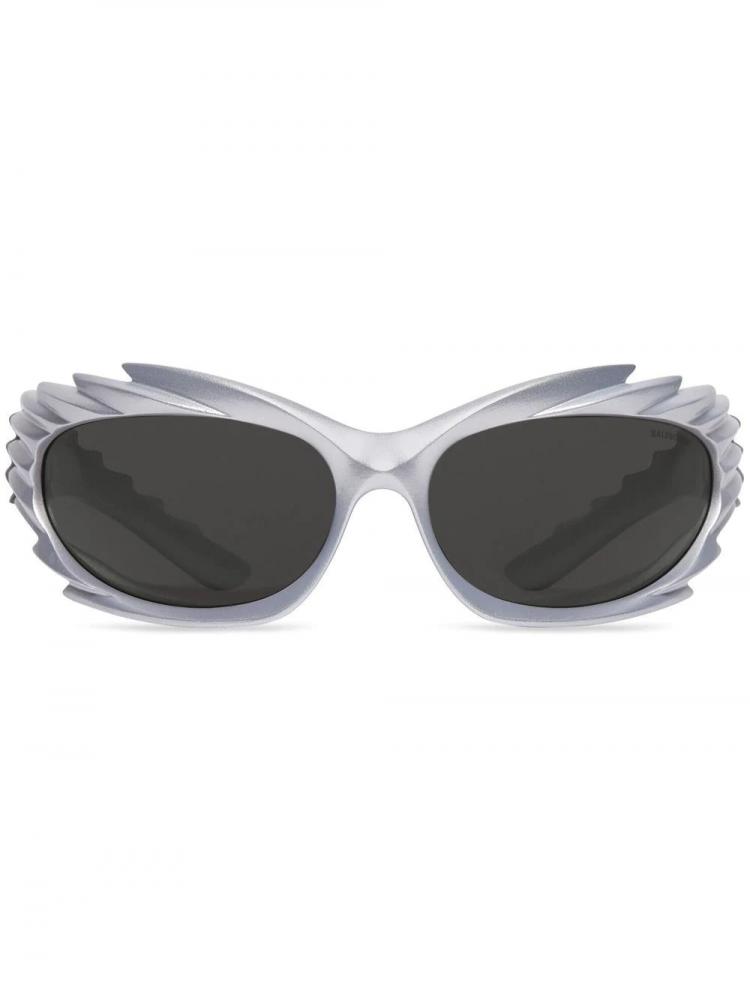 Balenciaga Eyewear - Spike biker-style sunglasses