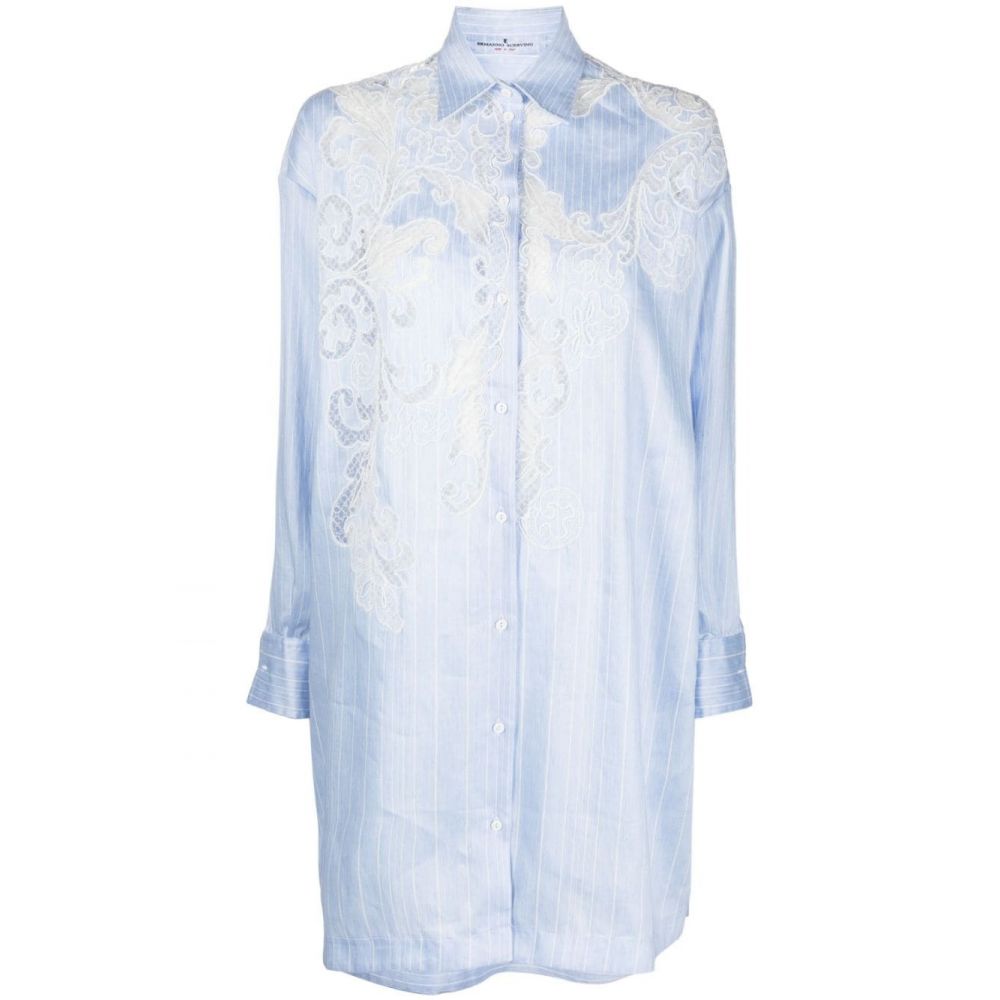 Ermanno Scervino - long-sleeve shirt dress