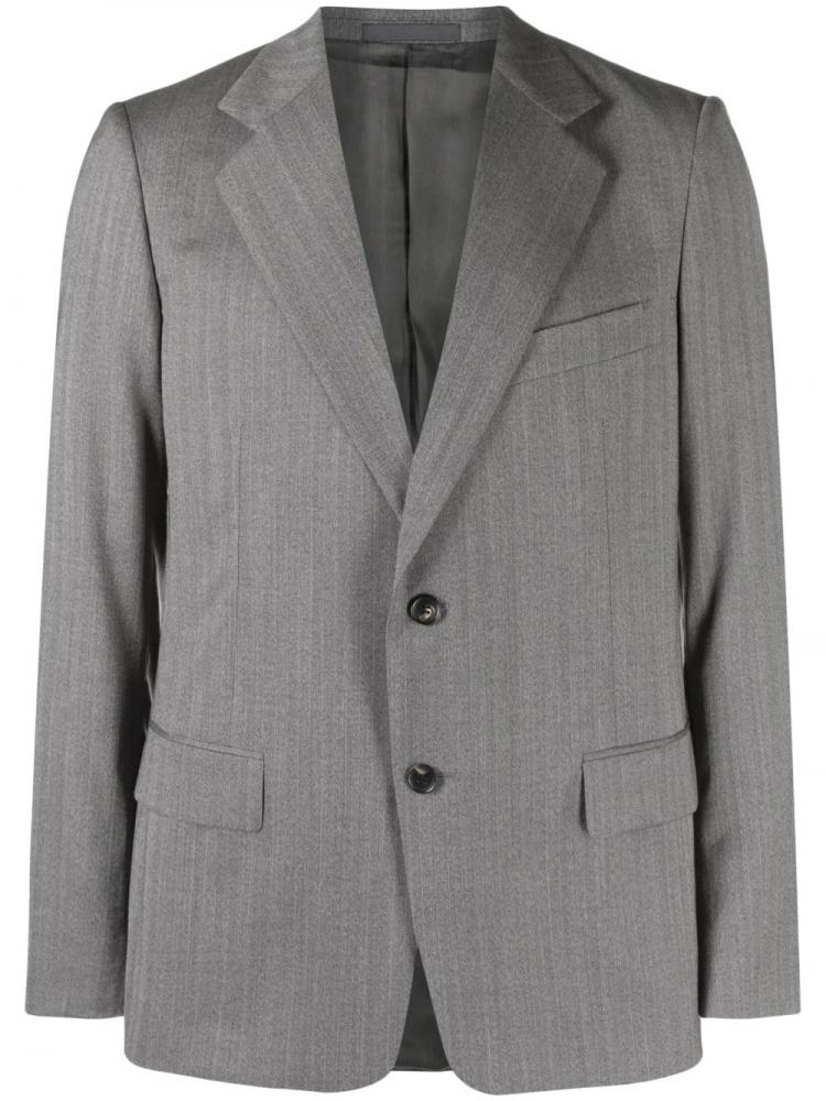 Lanvin - pinstripe single-breasted wool blazer