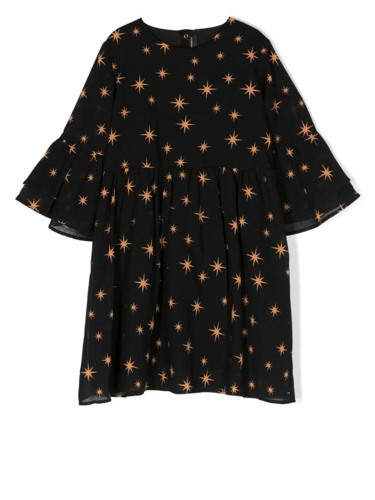 Mini Rodini - all-over star-print dress