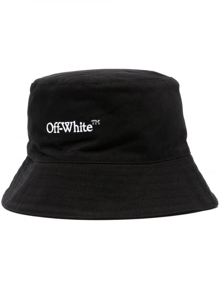 Off-White - logo-embroidered bucket hat