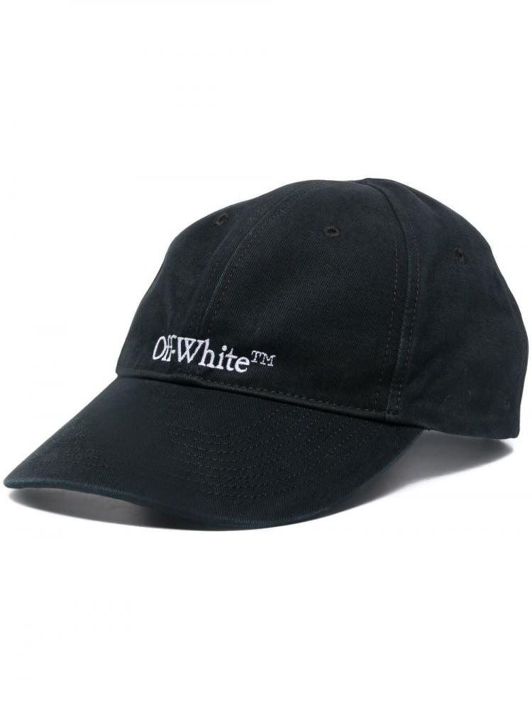 Off-White - Bookish embroidered-logo cap