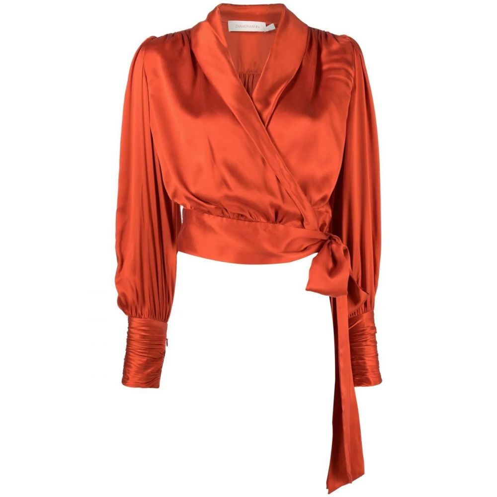 Zimmermann - silk wrap blouse