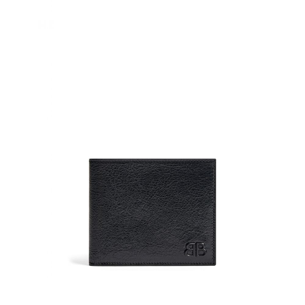 Balenciaga - Monaco logo-plaque leather wallet