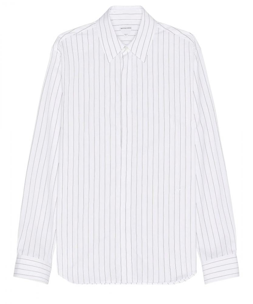 Bottega Veneta - Pinstripe Cotton Shirt