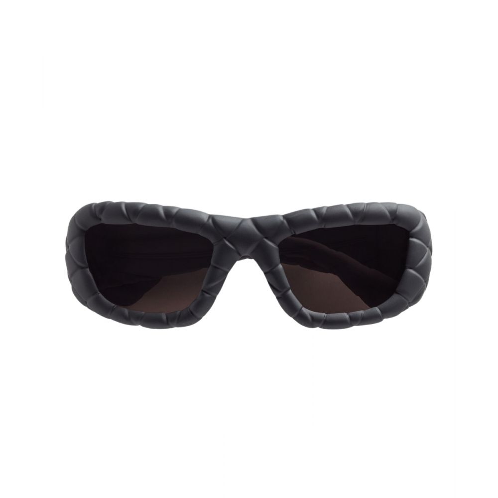 Bottega Veneta Eyewear - Intrecciato Rectangular Sunglasses