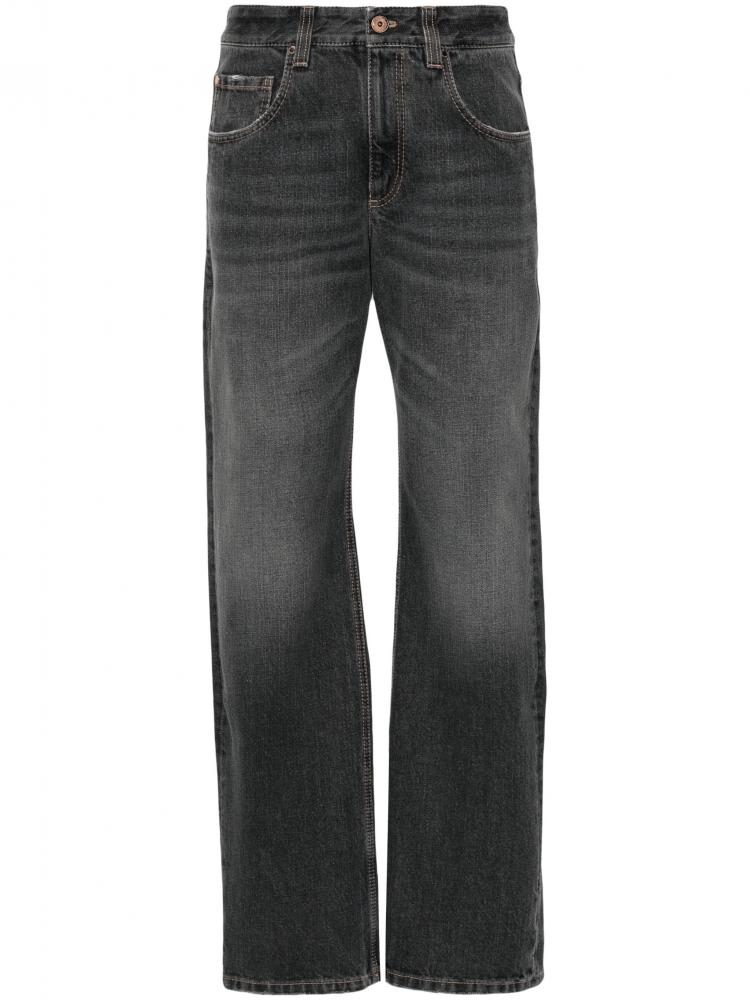 Brunello Cucinelli - Retro Vintage straight-leg jeans
