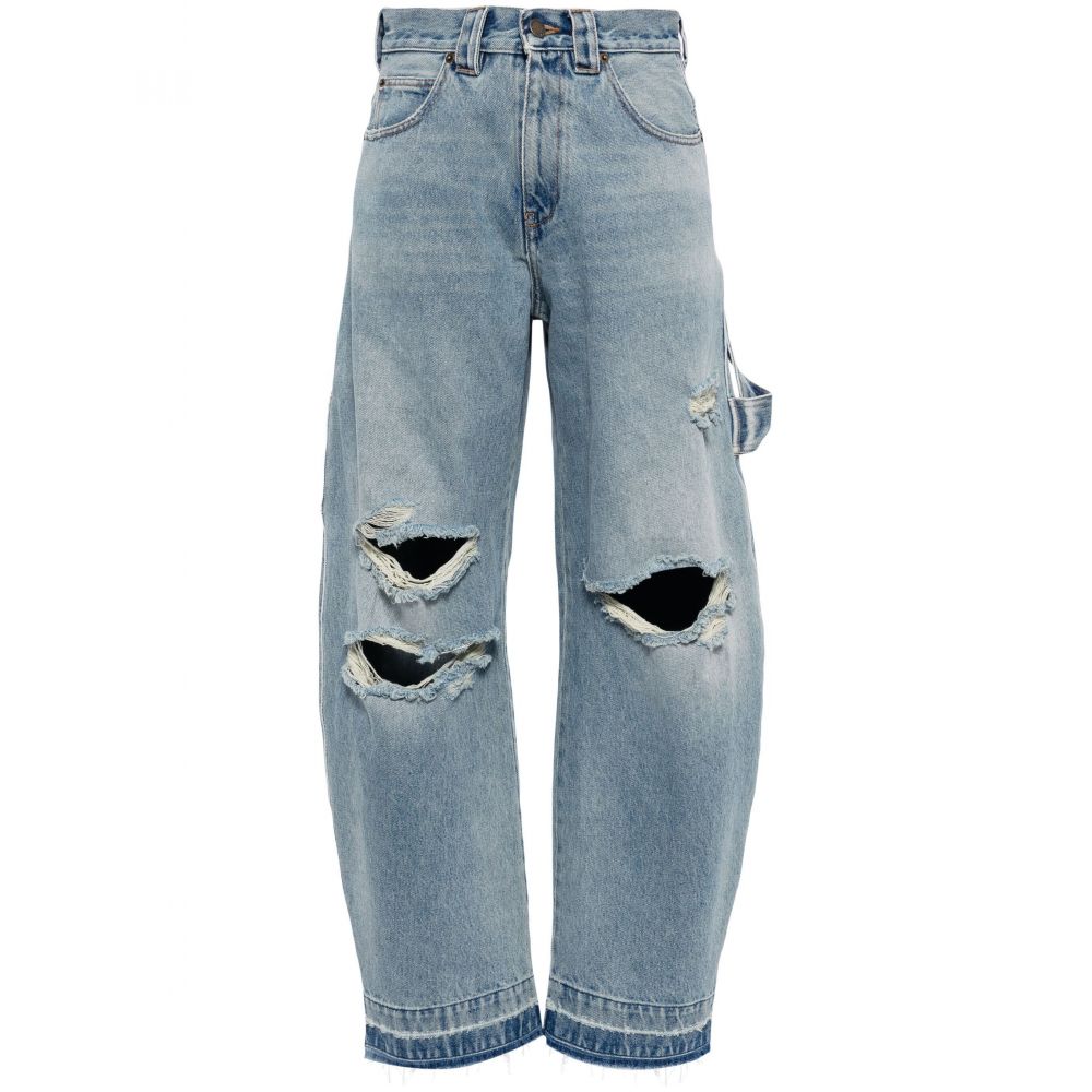 Darkpark - ripped wide-leg jeans