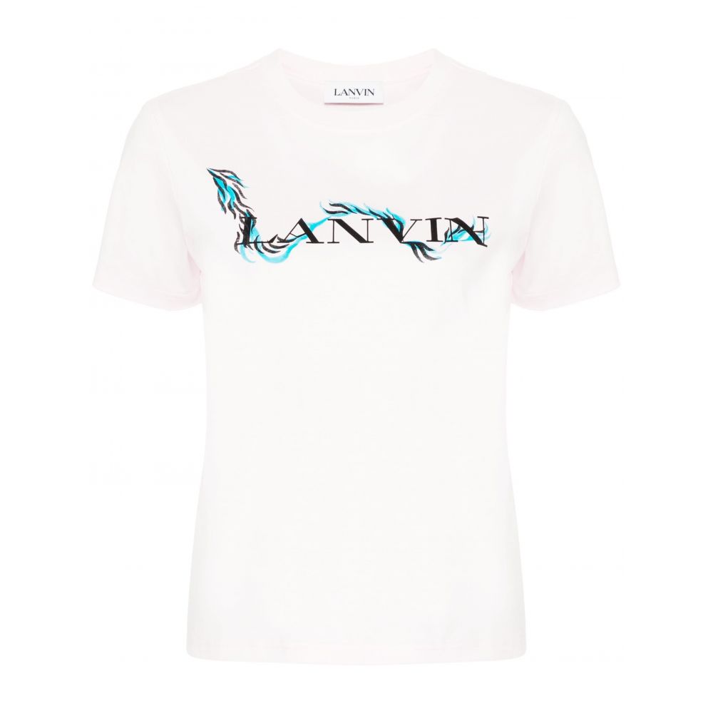Lanvin - logo-print cotton T-shirt