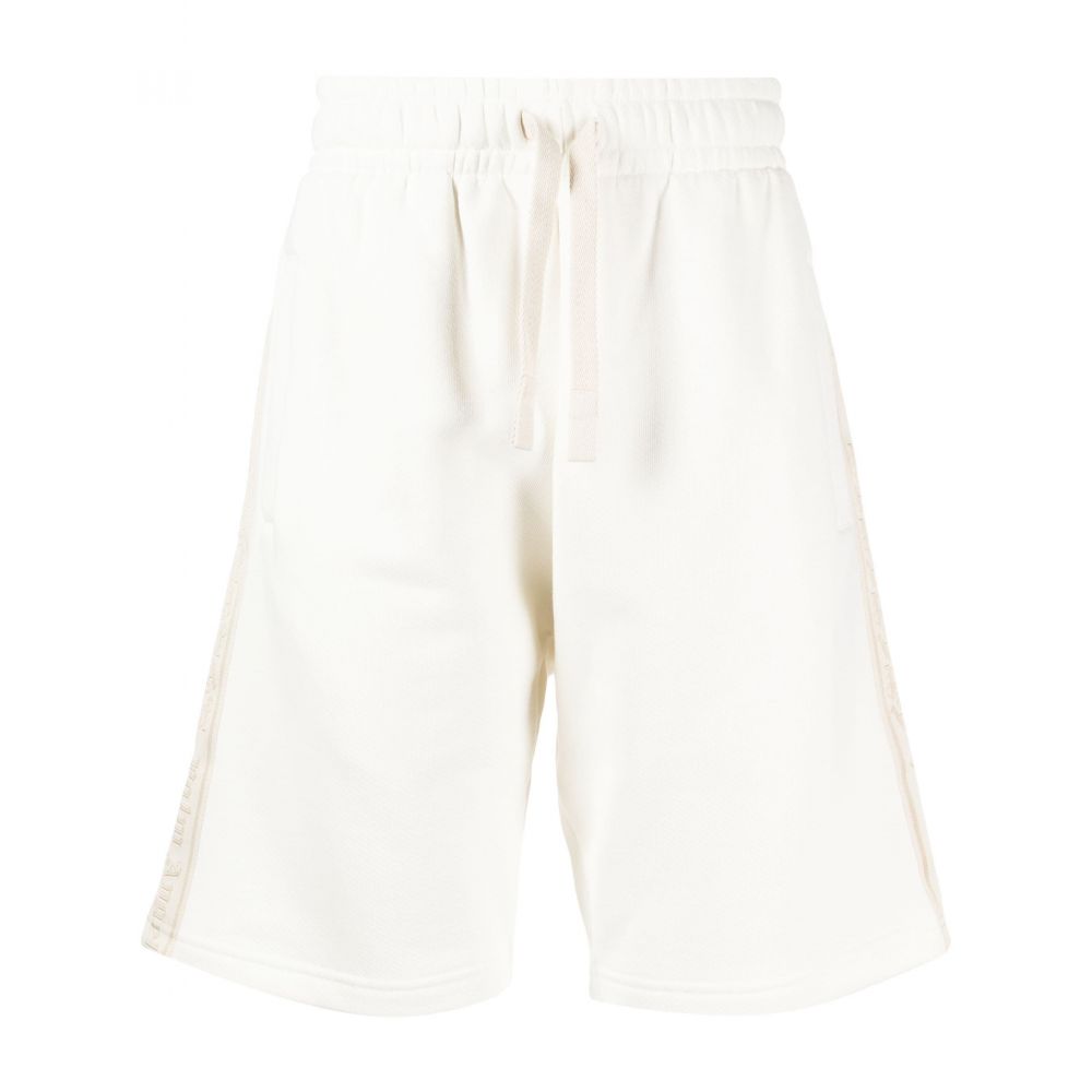 Palm Angels - logo-tape cotton track shorts