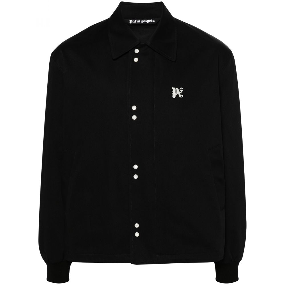 Palm Angels - monogram-embroidered bomber jacket