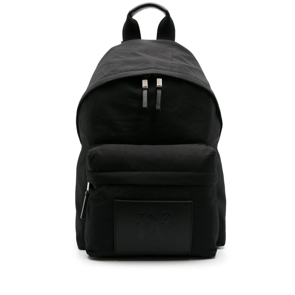 Palm Angels - logo-debossed zipped backpack