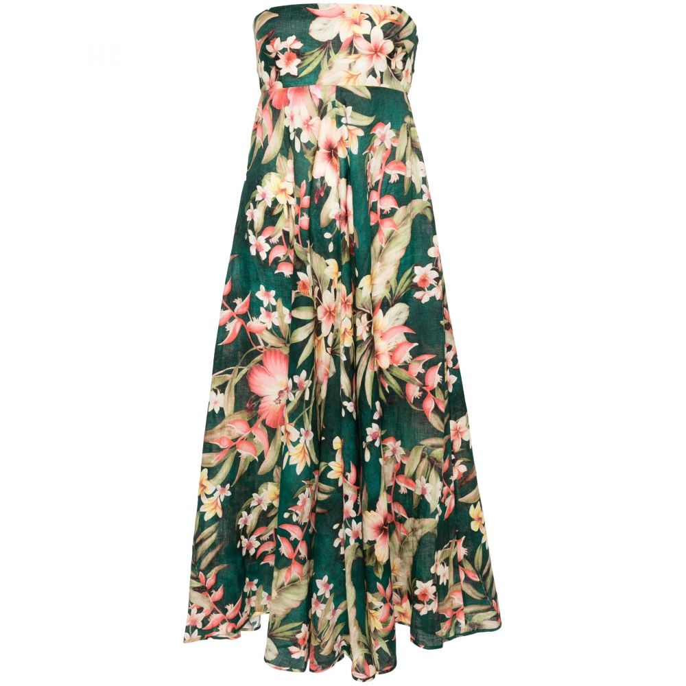 Zimmermann - Lexi floral-print linen dress