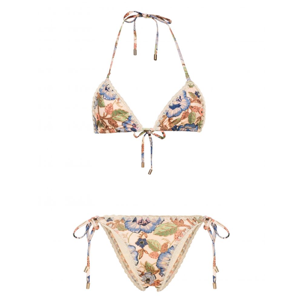 Zimmermann - Junie floral-print bikini set