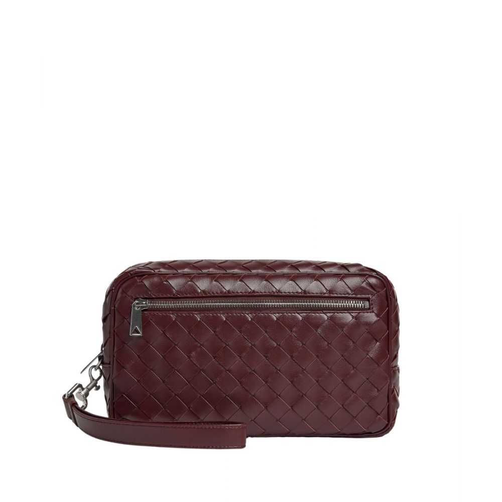 Bottega Veneta - Intrecciato zipped clutch bag