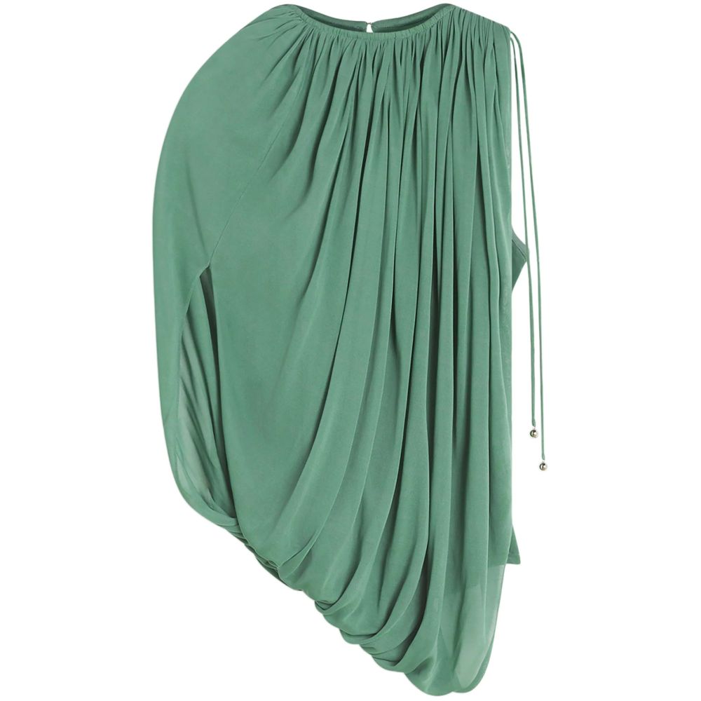 Lanvin - draped jersey top