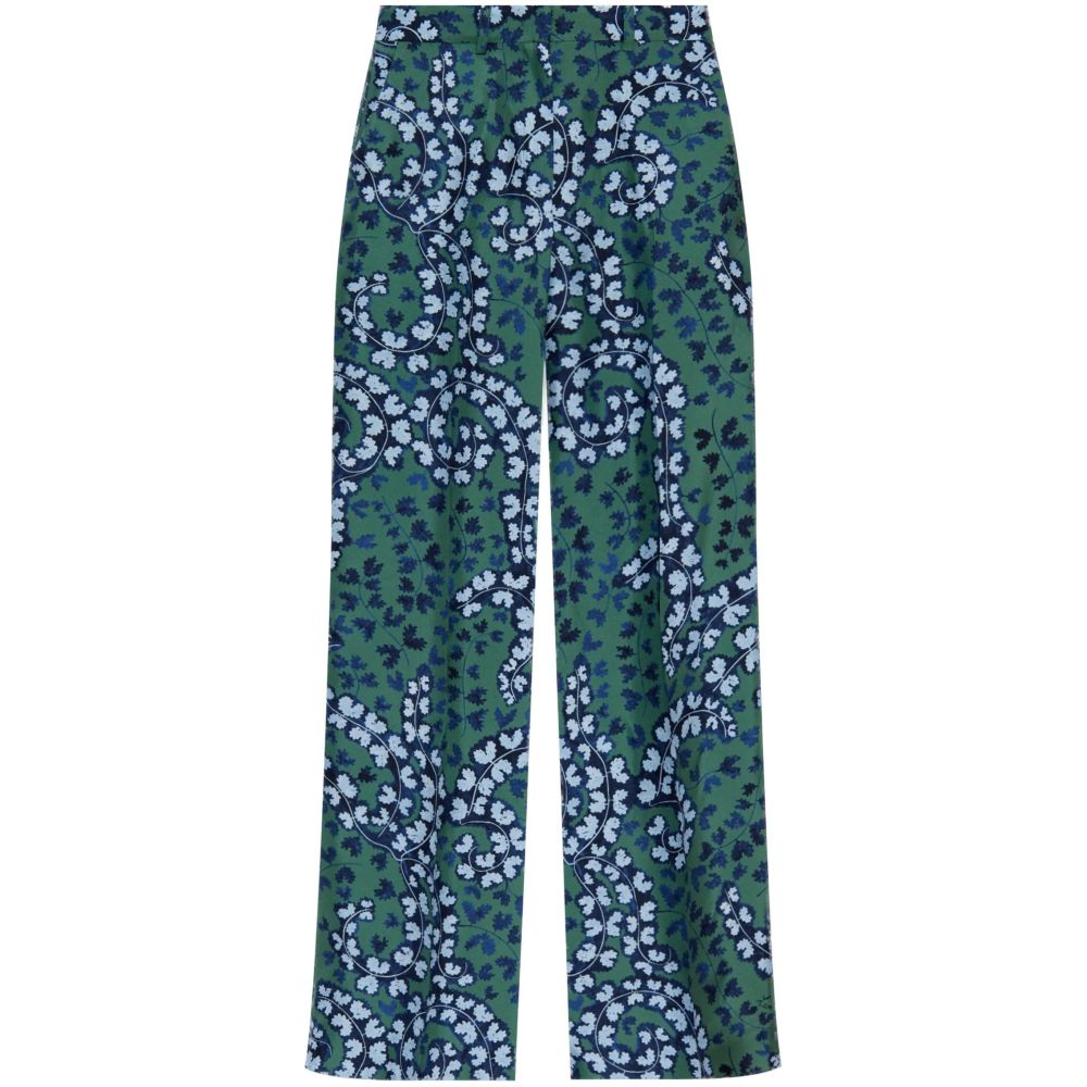 Lanvin - pleated silk trousers
