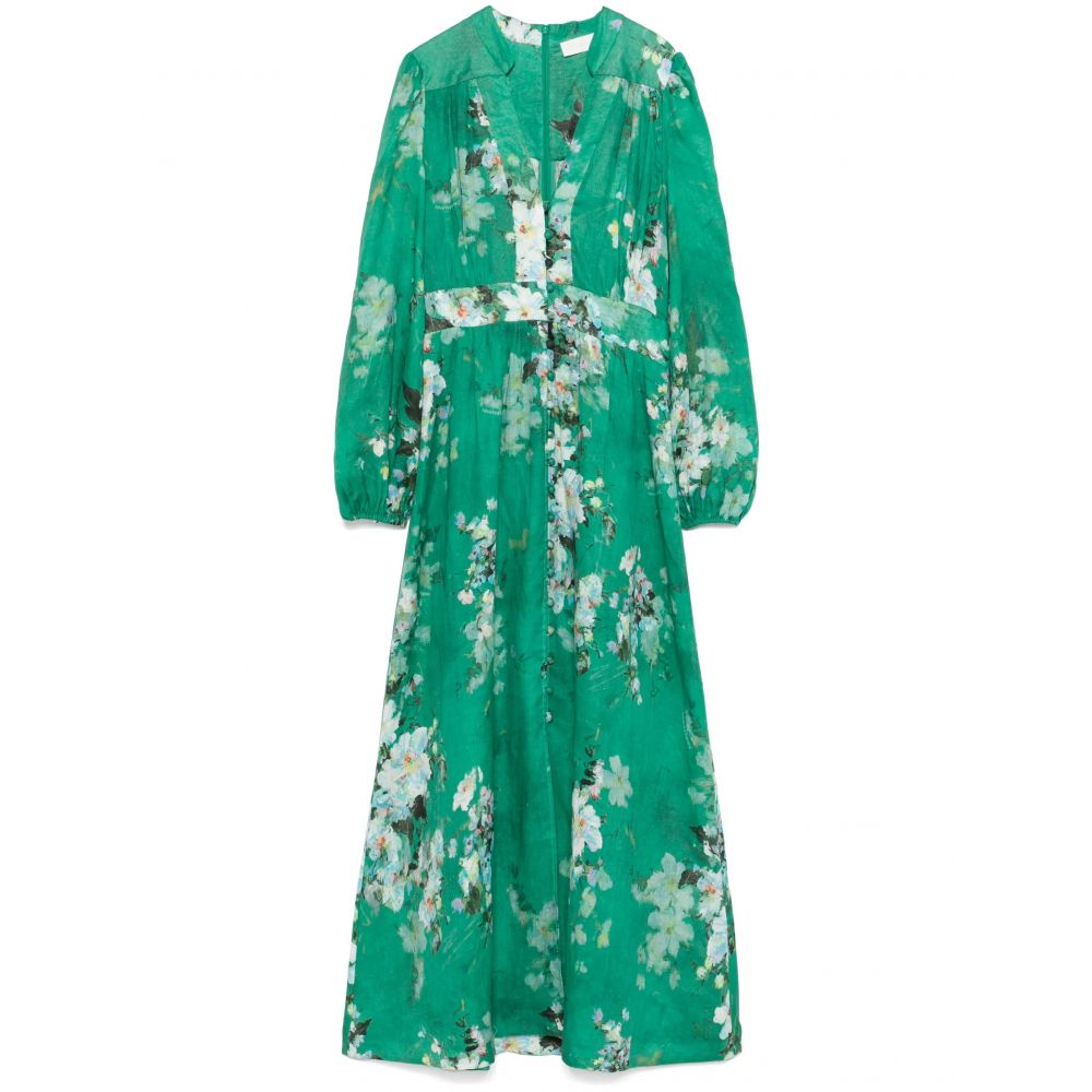 Zimmermann - Everley Plunge midi dress
