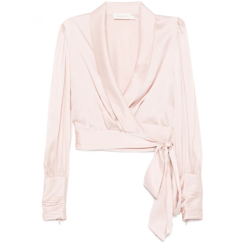 Zimmermann - silk wrap top