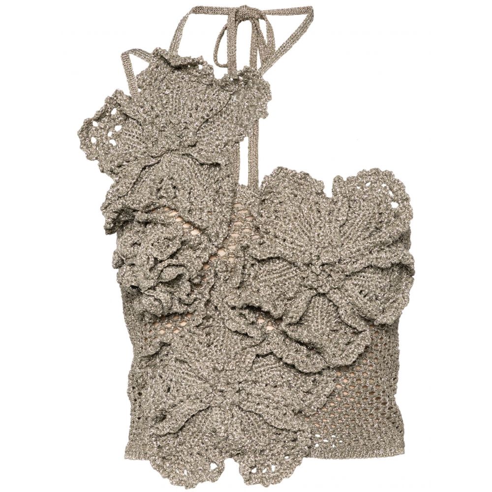 Cult Gaia - Nazanin asymmetric crochet top