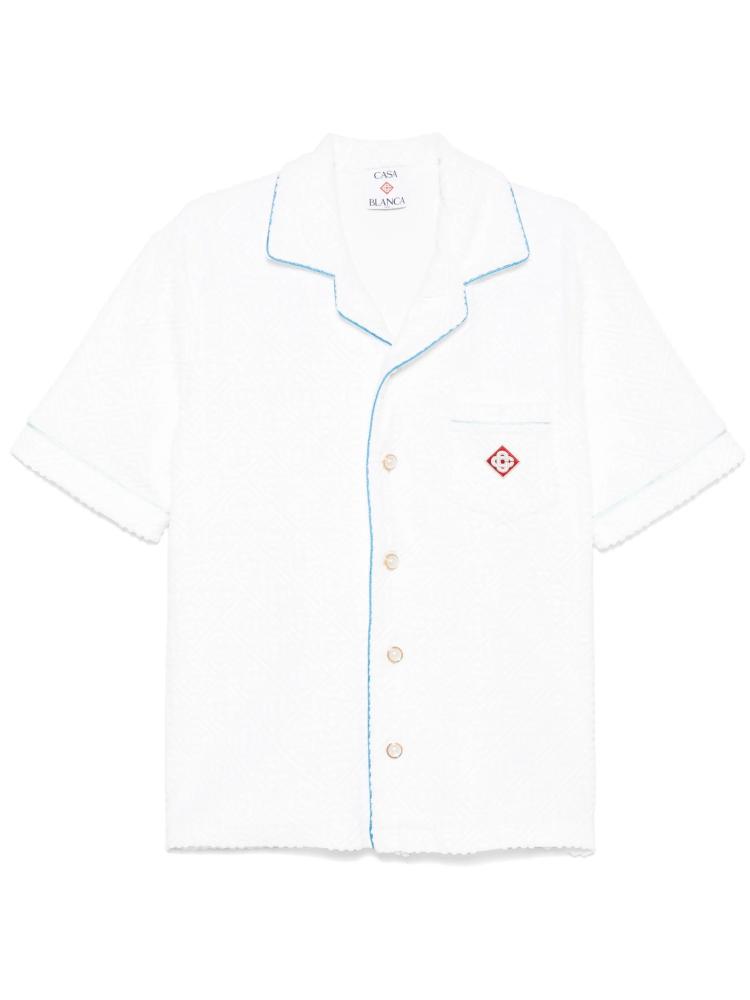Casablanca - monogram towelling shirt