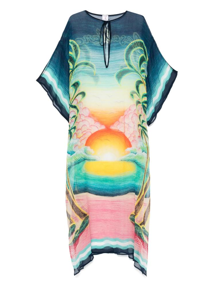 Casablanca - silk chiffon maxi dress