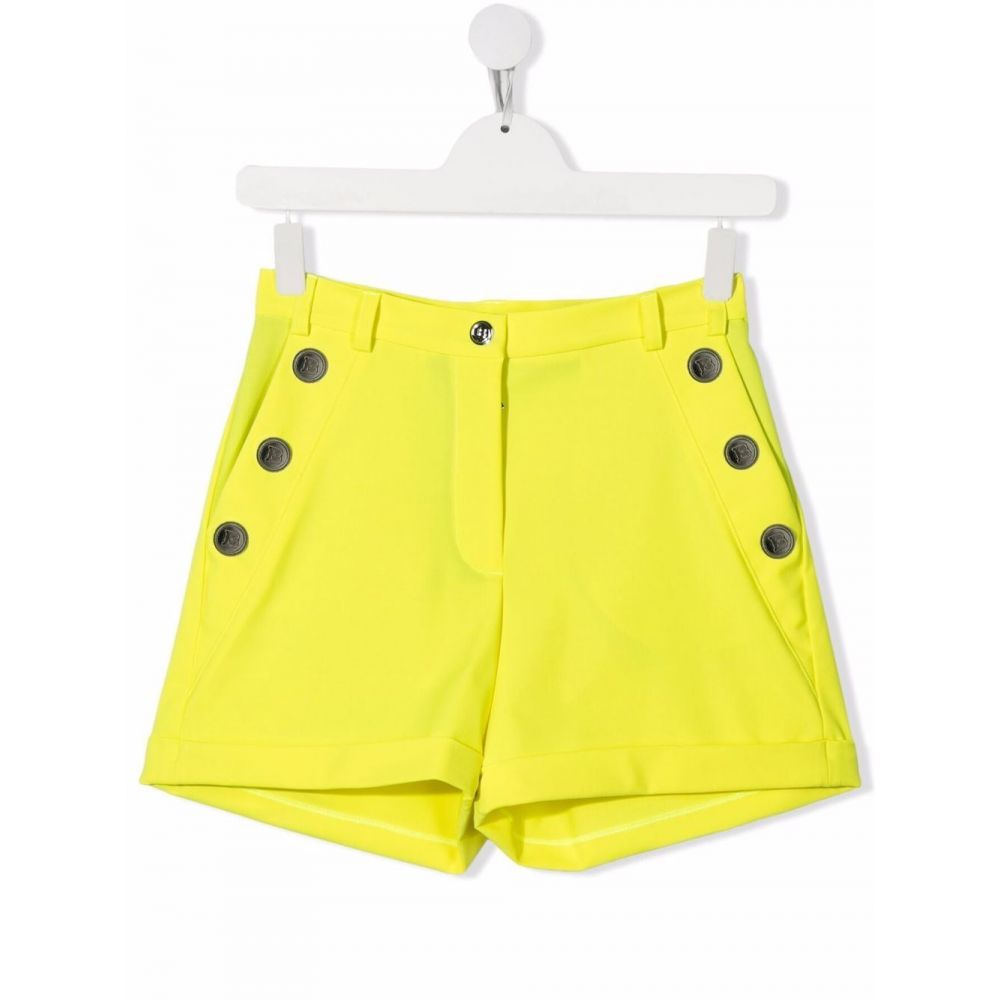 Balmain Kids - TEEN decorative-buttons tailored shorts