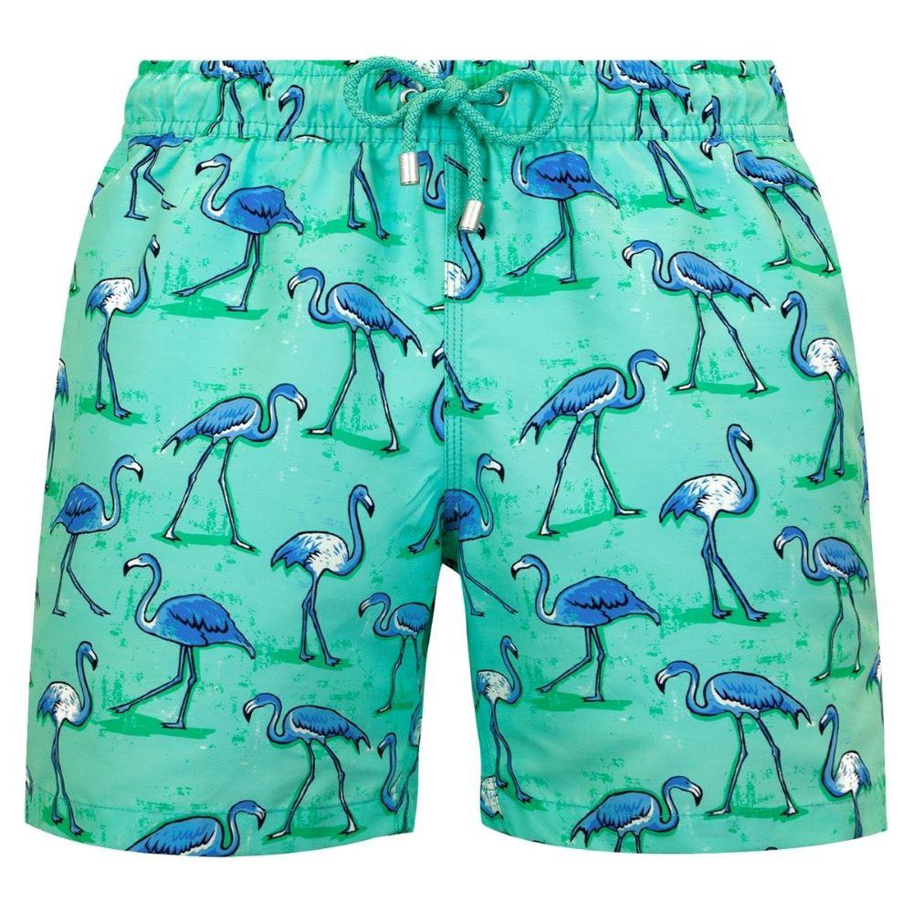 Bluemint - Arthus mid-length swim shorts cascade flamingo