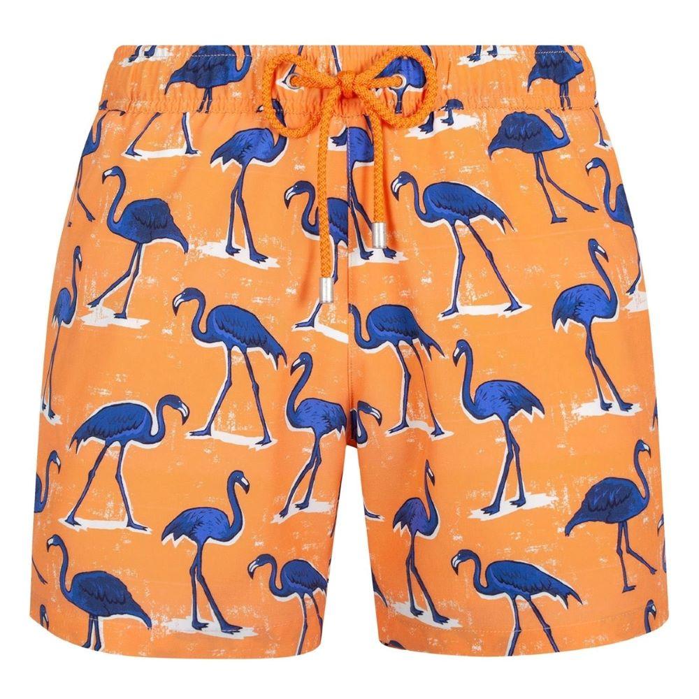 Bluemint - Arthus stretch four way stretch swim shorts orange flamingo