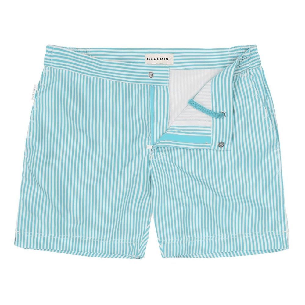 Bluemint - bond tailored mid-length swim shorts peppermint