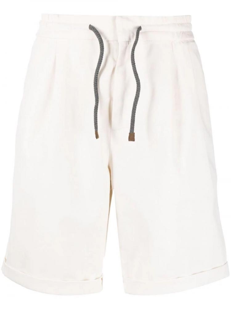 Brunello Cucinelli - drawstring cotton shorts