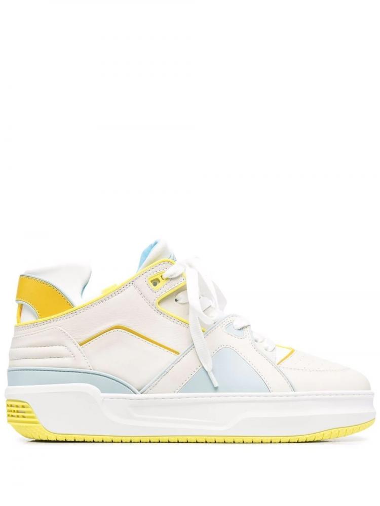Just Don - colour-block panelled trainers